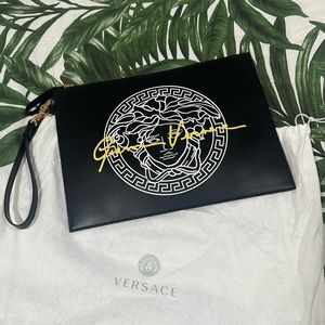 Versace leather pouch